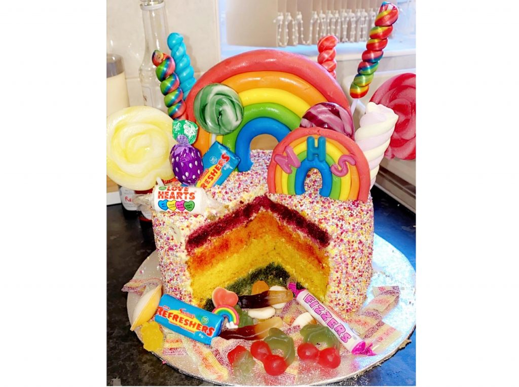 Miss O’Hagan: NHS Rainbow Cake