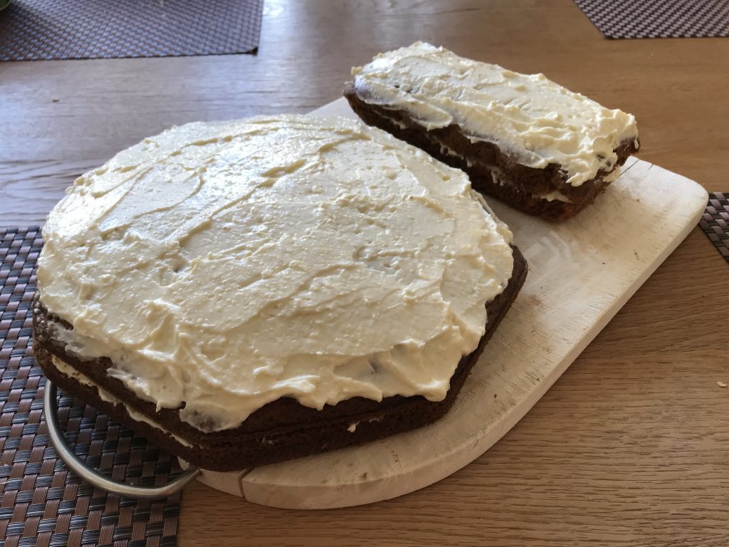 Mr Jackson - carrot cake with a cream cheese frosting