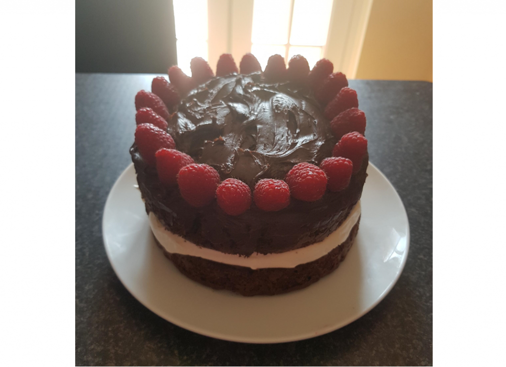 Mr Nevitt - devil’s food chocolate cake with fresh cream and chocolate fudge filling